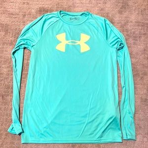 NWOT Long Sleeve Turquoise Under Armour Shirt